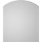 Ekena Millwork Arch Top Surface Mount PVC Gable Vent: Functional, w/ 3-1/2"W x 1"P Standard Frame, 12"W x 14"H GVPAR12X1401SF - alternate 2